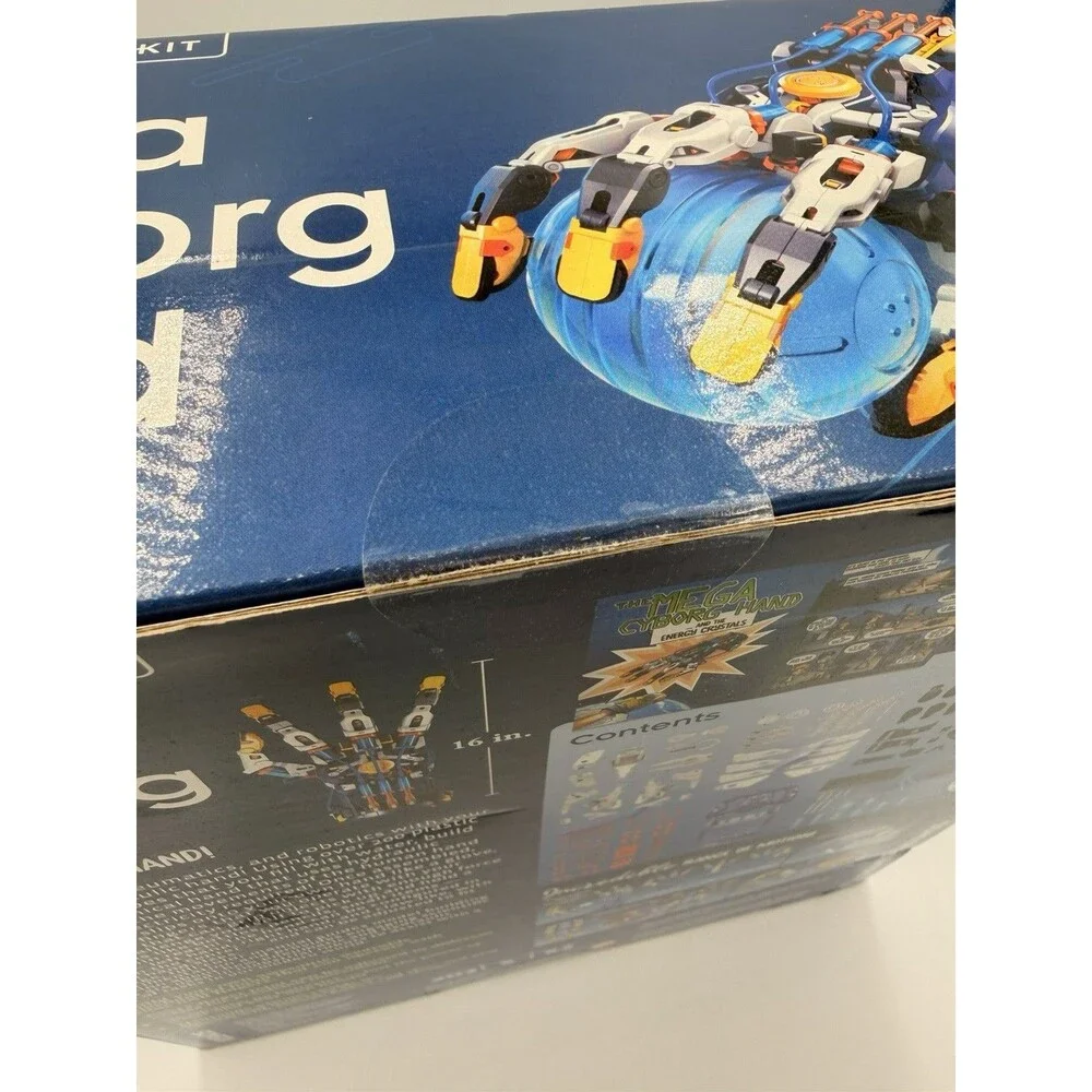 Thames & Kosmos Mega Cyborg Hand STEM Experiment Kit Build Your Own Sealed Box